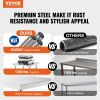VEVOR Stainless Steel Food Prep Table, 14 x 60 x 34 Inch Commercial Kitchen Worktable, with 2 Adjustable Undershelf