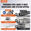 VEVOR Stainless Steel Prep Table, 24 x 60 x 34 Inch, Heavy Duty Metal Worktable with 3 Adjustable Height Levels