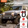 VEVOR 1/2" D-Ring Shackle, 4 Pack Alloy Steel Shackles 17637 lbs (8 Ton) Break Strength with 5/8" Screw Pin