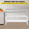 VEVOR Double Overshelf, Double Tier Stainless Steel Overshelf, 72 in Length x 12 in Width Double Deck Overshelf