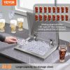 VEVOR Drop in Ice Chest, 14"L x 12"W x 18"H Stainless Steel Ice Cooler, Commercial Ice Bin with Hinged Cover, 40 qt Outdoor Kitchen Ice Bar
