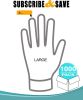 Pack of 2000 Poly Embossed Gloves; Natural color; Large size; 0.3 Mil. Polyethylene Disposable Gloves. Unisex Transparent Food Gloves for Kitchen; Coo
