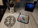 Bluebird Pair of Pot Holders Kitchen Heat Resistant Pot Holders Sets Oven Hot Pads for Cooking Baking BBQ, 7 1/2 x 7 1/2