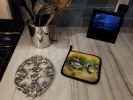 Mallard Pair of Pot Holders Kitchen Heat Resistant Pot Holders Sets Oven Hot Pads for Cooking Baking BBQ, 7 1/2 x 7 1/2