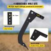 VEVOR Hitch Mounted Ripper, 18" Shank Length Box Scraper Shank, 4 Hole Site Box Blade for Tractor, 2 Locating Pins Ripper Shank