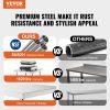 VEVOR Stainless Steel Work Table, 30 x 60 x 26 Inch Commercial Food Prep Worktable, 3-Sided Backsplash Heavy Duty Prep Worktable