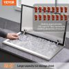 VEVOR Drop in Ice Chest, 24"L x 20"W x 15"H Stainless Steel Ice Cooler, Commercial Ice Bin with Hinged Cover, 40 qt Outdoor Kitchen Ice Bar